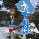 Ski-Langlaufstrecke in Quebec
