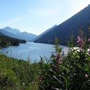 Idylle an einem Bergsee in British Columbia