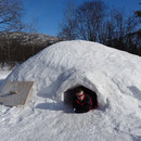 Winter in Kanada: Übernachtung im Iglu.