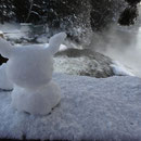 Winter in Kanada: Impressionen aus Schnee und Eis.