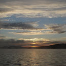 Paddeln in Kanada: Sonnenaufgang auf dem Wasser.