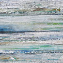 "Heilstrom" II, 30 x 50cm, Acryl/Mischtechnik auf Holzkörper, 