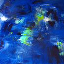 "Peleton", 120 x 150cm, Acryl auf LW