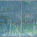 "Elfenweiher", 75 x 210 cm, Acryl/Mischtechnik auf LW