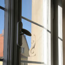 Volutenschnecke an der Fensterlaibung; Sie verzieren alle Fenstergewände des Schlosses und sind jede für sich individuell gestaltet