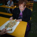 Die fränkischen Flammkuchen erfreuten sich großer Beliebtheit.