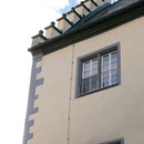 Treppengiebel aus dem Innenhof gesehen