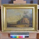 Vorzustand Holztafelgemälde, Privatbesitz; Photo: G. Hoensbroech, Restaurierungsatelier Conservatio Artis, Köln