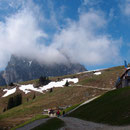 Blick auf den Aggenstein von der Bergstation der Breitenbergbahn