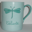 Mug Libelluyle Turquoise Fille