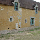 Enduit de chaux aérienne (petit souci avec la photo, en 2011 les objectifs des portables étaient médiocres : l'effet ocré est trop prononcé)