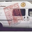 Fahrzeugbeschriftung aus den frühen 90er Jahren
