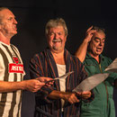 Drei Männer... Heizmann, Wengert, Homburger   Foto: Helmut Bär