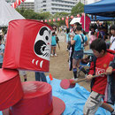 夏：碧浜自治会。多くの自治会で夏・秋祭りを開催