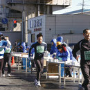 冬：ベイシティマラソンにも給水や警備で応援