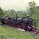 52 8095 mit Pendelzug Dieringhausen - Gummersbach bei Gummersbach-Luttersiefen am 23.05.1999 - Foto: Uwe Busch