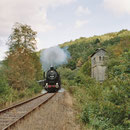 Bei Alperbrück passiert die Lok eine alte Steinbreche - Foto: Markus Pleuger