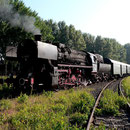 52 8095 macht am 14.06.2005 mit dem Interieur-Express Station im ehemaligen Aw Braunschweig - Foto: Marc Lewandowski I