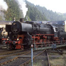 Hochbetrieb nach der Ankunft im Bw Gerolstein - Foto: W. Brutzer