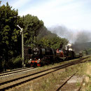 52 8095 führt am 07.09.1999 in Satzvey den Überführungszug zum Eifelplandampf nach Gerolstein an - Foto: W. Brutzer