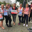 4er Staffel und Radbegleiterinnen