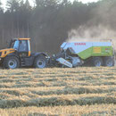 Claas Qaudrant 2100 mit Vorbauhäcksler