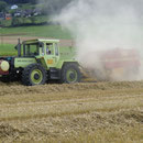 Quaderballenpresse mit Vorbauhäcksler