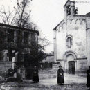 La place de la Mairie avant 1912 ( l’horloge n’est pas encore installée)