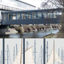 Gestaltung von 39 Fensterfolien für den Berliner U-Bahnhof MÖCKERNBRÜCKE im Auftrag der BVG, Ansicht 1