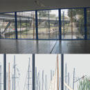 Gestaltung von 39 Fensterfolien für den Berliner U-Bahnhof MÖCKERNBRÜCKE im Auftrag der BVG, Ansicht 2