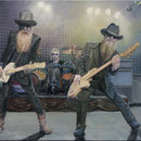 ZZ Top '11, Öl auf Leinwand 60 x 80 cm für Sabine zu Udos 50sten