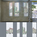 Gestaltung von 15 Fensterfolien für den Berliner U-Bahnhof BAYERISCHER PLATZ im Auftrag der BVG, Ansicht 3