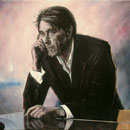 Bryan Ferry '07, Öl auf Leinwand 90 x 120 cm