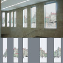 Gestaltung von 15 Fensterfolien für den Berliner U-Bahnhof BAYERISCHER PLATZ im Auftrag der BVG, Ansicht 2