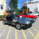 De Lorean matt gebürstete Edelstahlflunder mit PRV Motor, V= Volvo