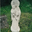 Wandrelief Mutter Gottes mit Kind, Muschelkalk
