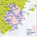 Mapa d'operacions de la darrera ofensiva franquista