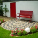 Detail "Klare Linien-Kölner Farben" I Formaler Privatgarten I Köln