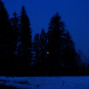 und endlich erblicken wir den orange leuchtenden Vollmond am Himmel