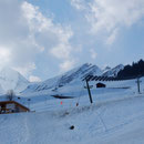die Solarpanels vom Skilift