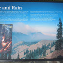 Feuer und Regen: Im September 2003 konnte das Feuer auf einem Gebiet von 820 Acres (1 Acre = 4'046 m2) nur mit Sprinklern und Helikoptern unter Kontrolle gehalten werden, der Regen im Oktober setzte dem Brand  dann ein Ende.