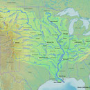 Der Mississippi entspringt im Lake Itasca im nördlichen Minnesota und mündet nach 3'778 km rund 160 km südlich von New Orleans in den Golf von Mexico.