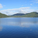 Am Crescent Lake, wegen seiner Halbmondform so genannt