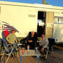 Unser Treffen mit Tita und Dick aus Holland, Ort und Zeit wie vereinbart
