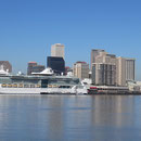 Blick auf die Skyline von New Orleans City