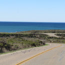 Blick auf die Küste bei San Simeon