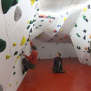 Kletterhalle Knopffabrik in Zwickau - Boulderbereich