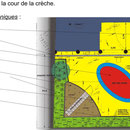 Plan d'aménagement de la crèche "Rochefoucault" (Paris)
