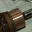 Commutator cleaned only.