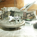 Brush holders sandblasted and replated (zinc)